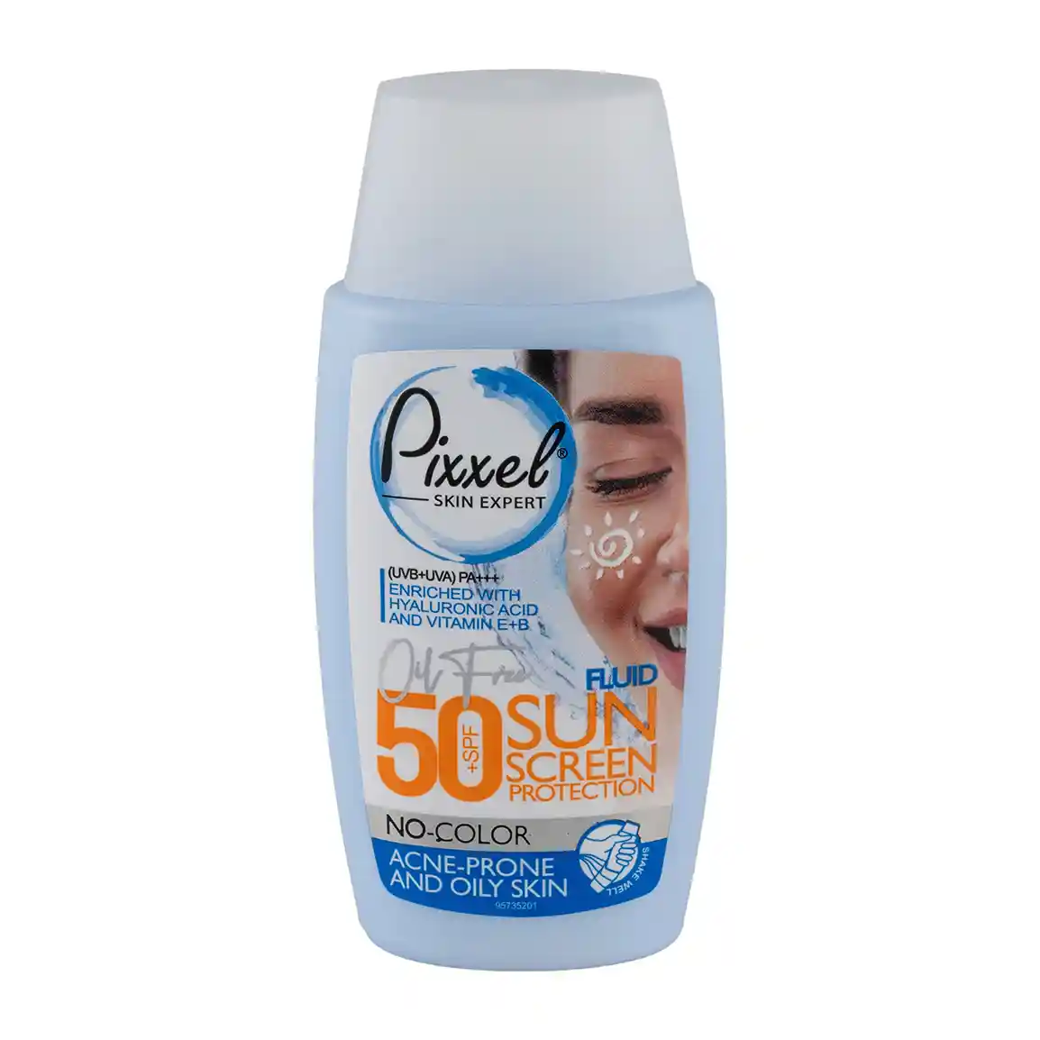 کرم ضد آفتاب بی رنگ پیکسل مدل Oily Acne Prone Skin با SPF50 مناسب پوست چرب حجم 50 میلی لیتر