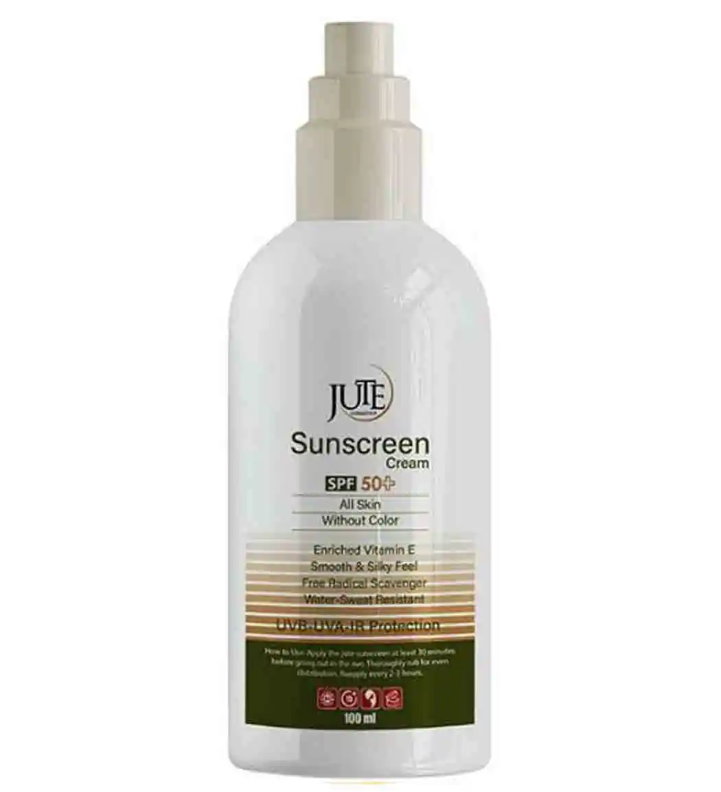 کرم ضد آفتاب بی رنگ ژوت با SPF50 مناسب انواع پوست حجم 100 میلی لیتر