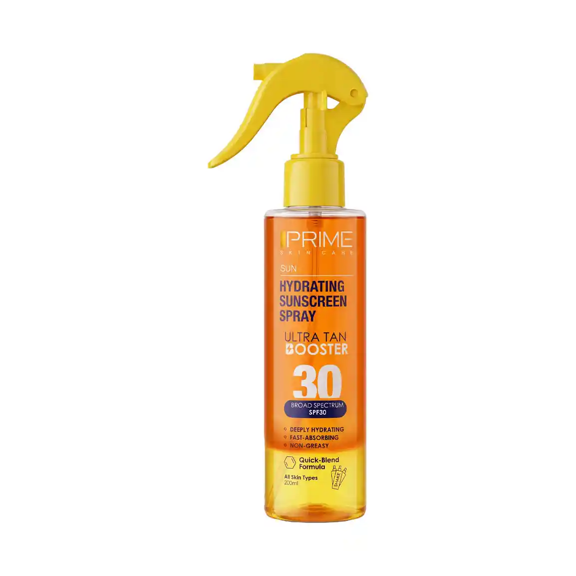 اسپری ضدآفتاب آبرسان دو فاز پرایم با SPF30 حجم 200 میلی لیتر