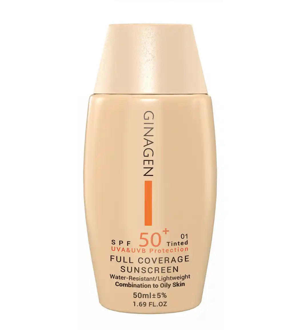 کرم ضد آفتاب رنگی مدل Full Coverage با spf 50 مناسب پوست چرب و مختلط حجم 50 میلی لیتر