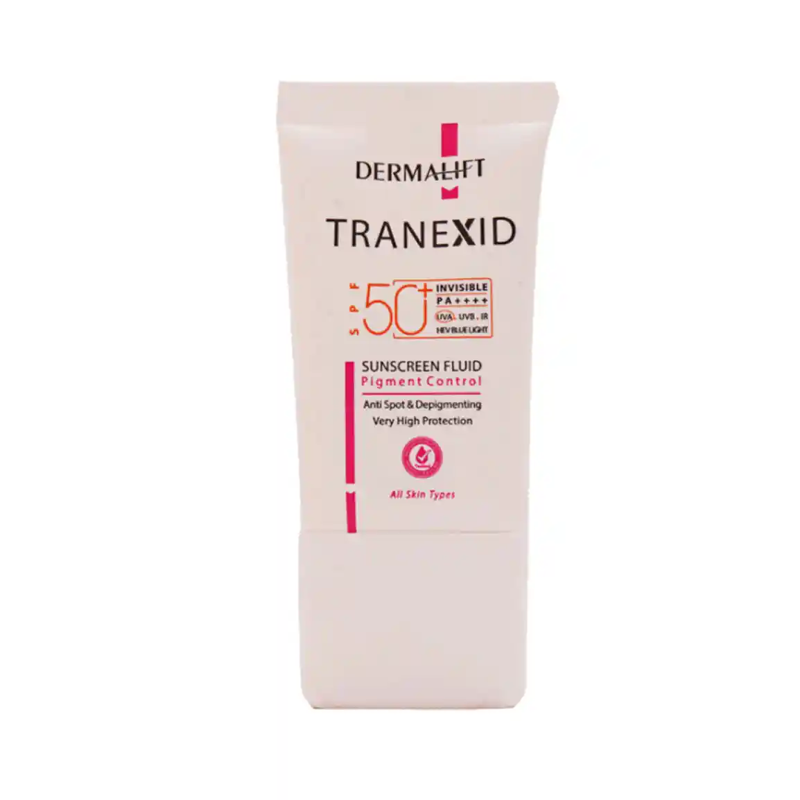 فلوئید ضد آفتاب درمالیفت مدل Tranexid با SPF50 حجم 40 میلی لیتر 