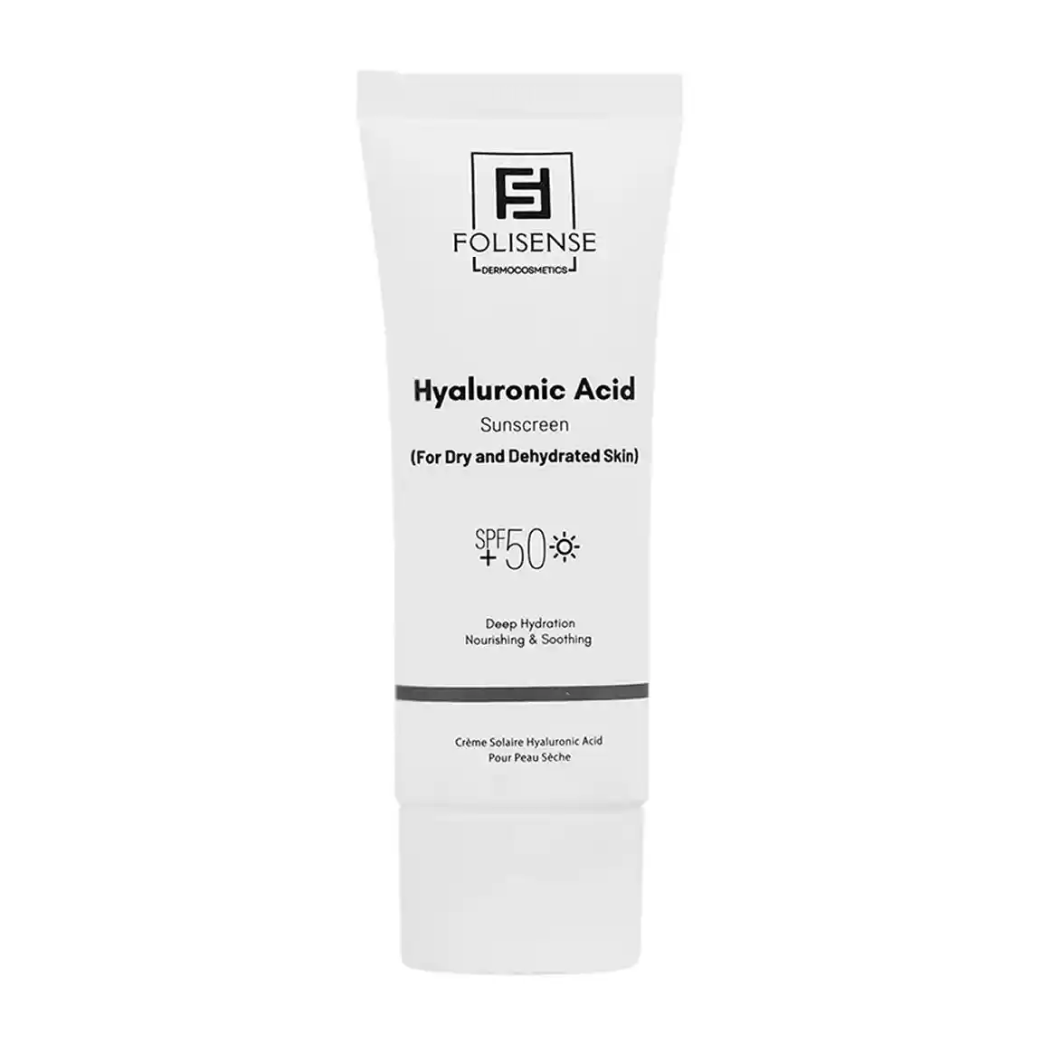 ضد آفتاب فولی سنس مدل Hyaluronic Acid با SPF 50 مناسب پوست خشک و دهیدراته حجم 40 میلی لیتر