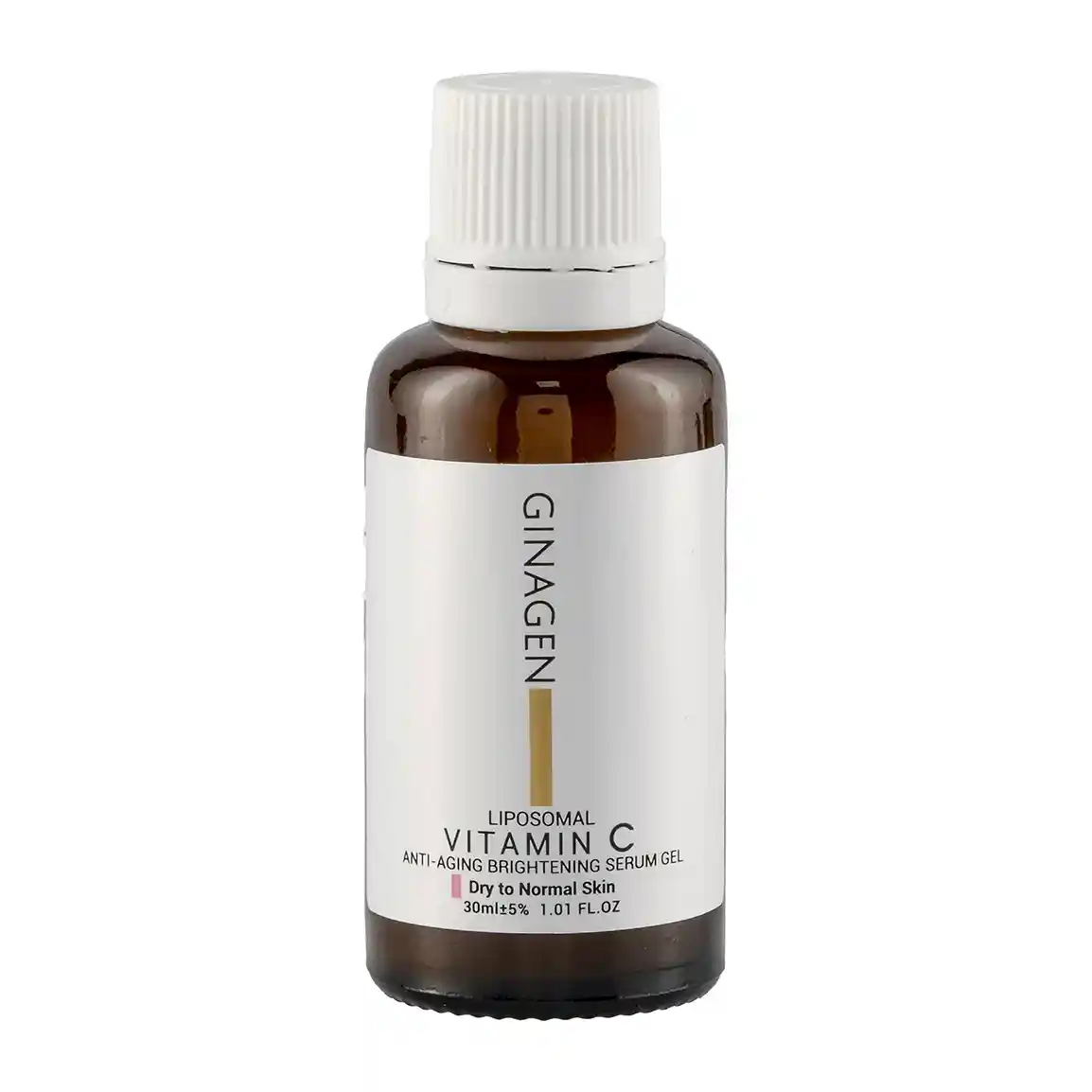 ژل سرم ویتامین C ژیناژن مدل Liposomal مناسب پوست خشک و نرمال حجم 30 میلی لیتر