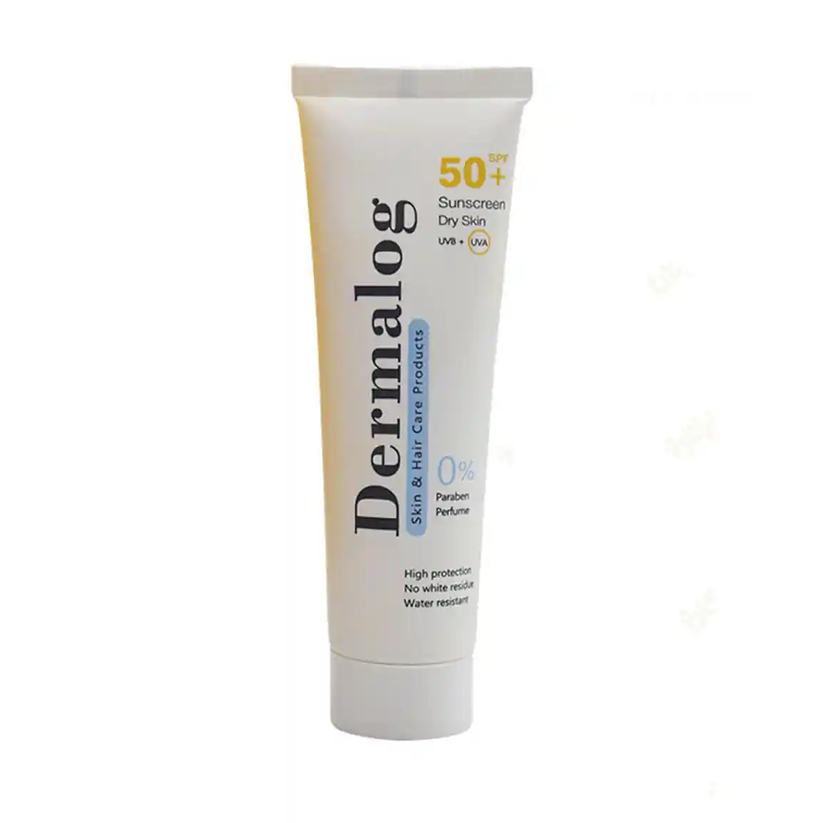 کرم ضد آفتاب بی رنگ درمالوگ با SPF50 مناسب پوست خشک حجم 50 میلی لیتر