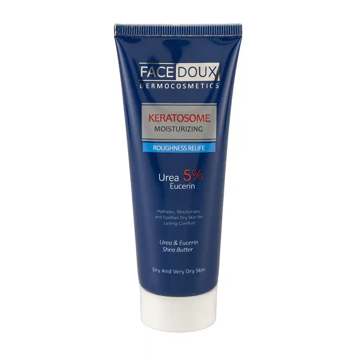 کرم مرطوب کننده و نرم کننده فیس دوکس حاوی اوسرین 5% و اوره حجم 75 میلی لیتر