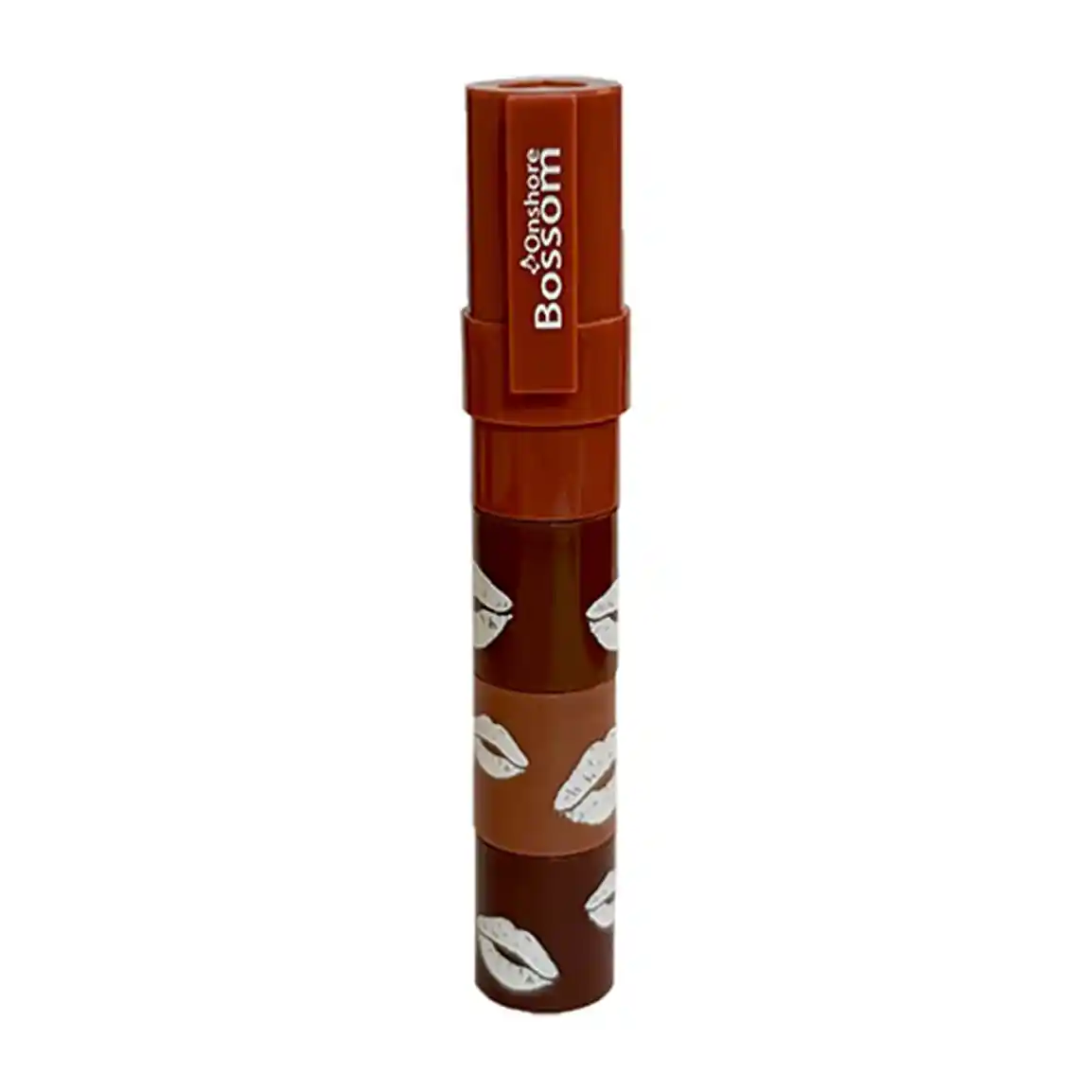 رژ لب طبقه ای 4 در 1 بوسوم مدل Brown