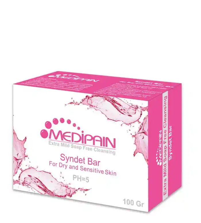 پن مدیپن مدل Syndet Bar مناسب پوست خشک و حساس حجم 100 میلی لیتر 