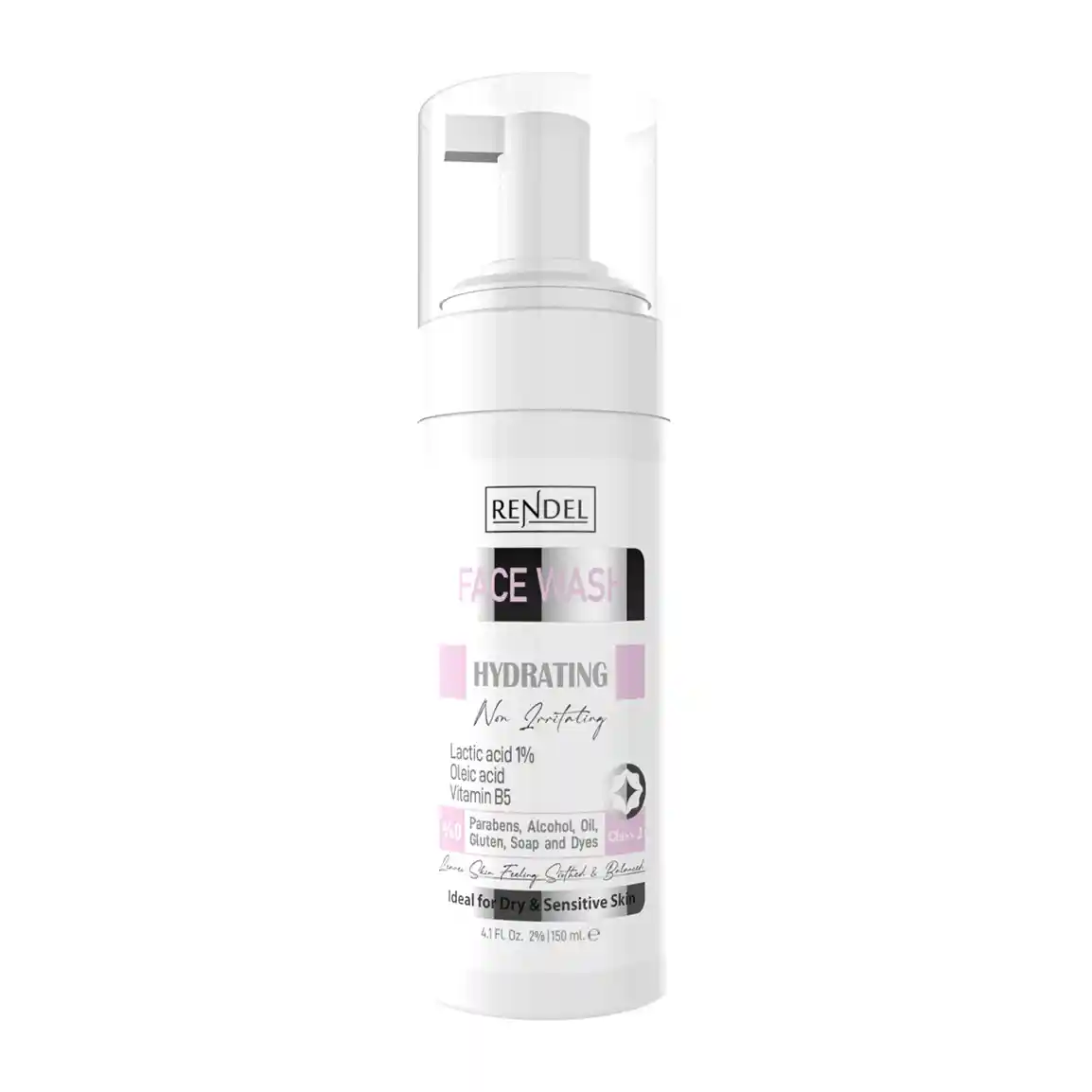 فوم شستشوی صورت رندل مدل Hydrating مناسب پوست خشک حجم 150 میلی لیتر 