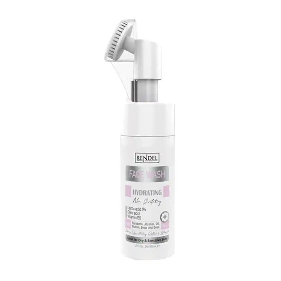 فوم شستشوی صورت براش دار رندل مدل Hydrating مناسب پوست خشک حجم 150 میلی لیتر 