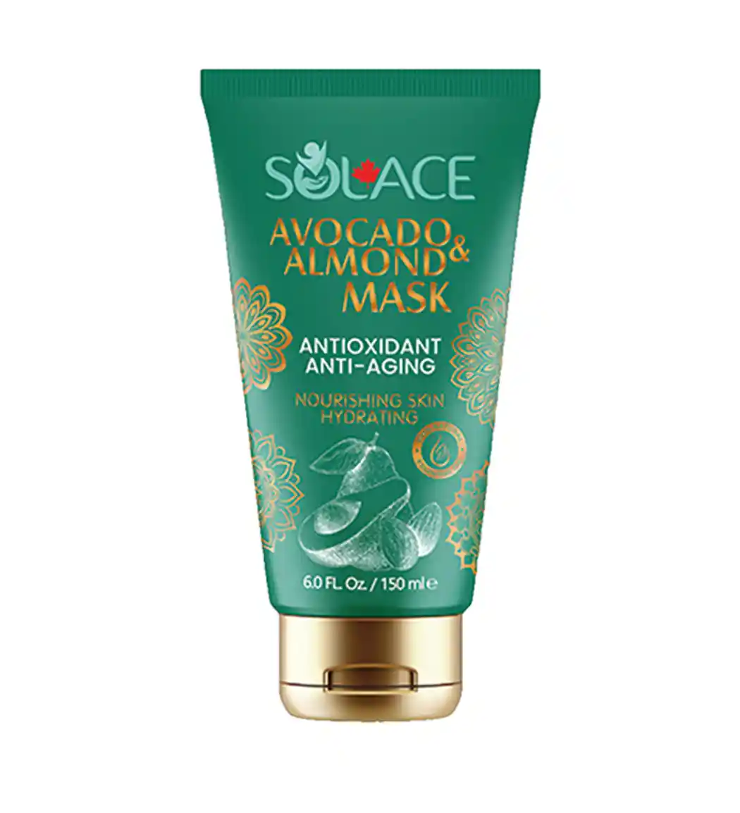 ماسک صورت سولس مدل Anti Aging حاوی روغن بادام و آووکادو حجم 150میلی لیتر 